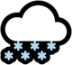 Windows 10 雪雲の絵文字