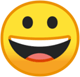 Android 10 にっこり笑顔の絵文字