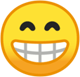 Androidの絵文字「目が笑ってる笑顔」