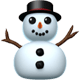 iOS 13 雪だるまの絵文字