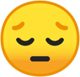 Androidの絵文字「悲しい顔」