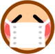 SoftBank 医療用マスクをした顔の絵文字