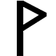 Unicodeで表示したルーン文字「ウィン」