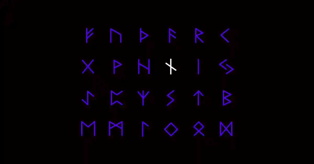 【ルーン文字（フサルク）】ニイド「ᚾ（Nied）」の入力方法
