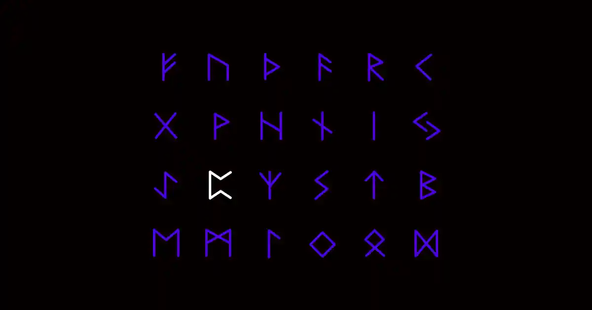 【ルーン文字（フサルク）】ペオース「ᛈ（Peorth）」の入力方法