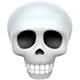 iOSの絵文字「頭蓋骨」