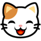 SoftBank にっこり笑顔の猫の絵文字
