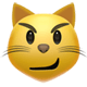 iOSの絵文字「ドヤ顔の猫」