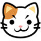 SoftBank ドヤ顔の猫の絵文字