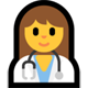 Windows 10 女性の医療従事者の絵文字