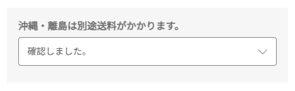楽天市場の商品オプション